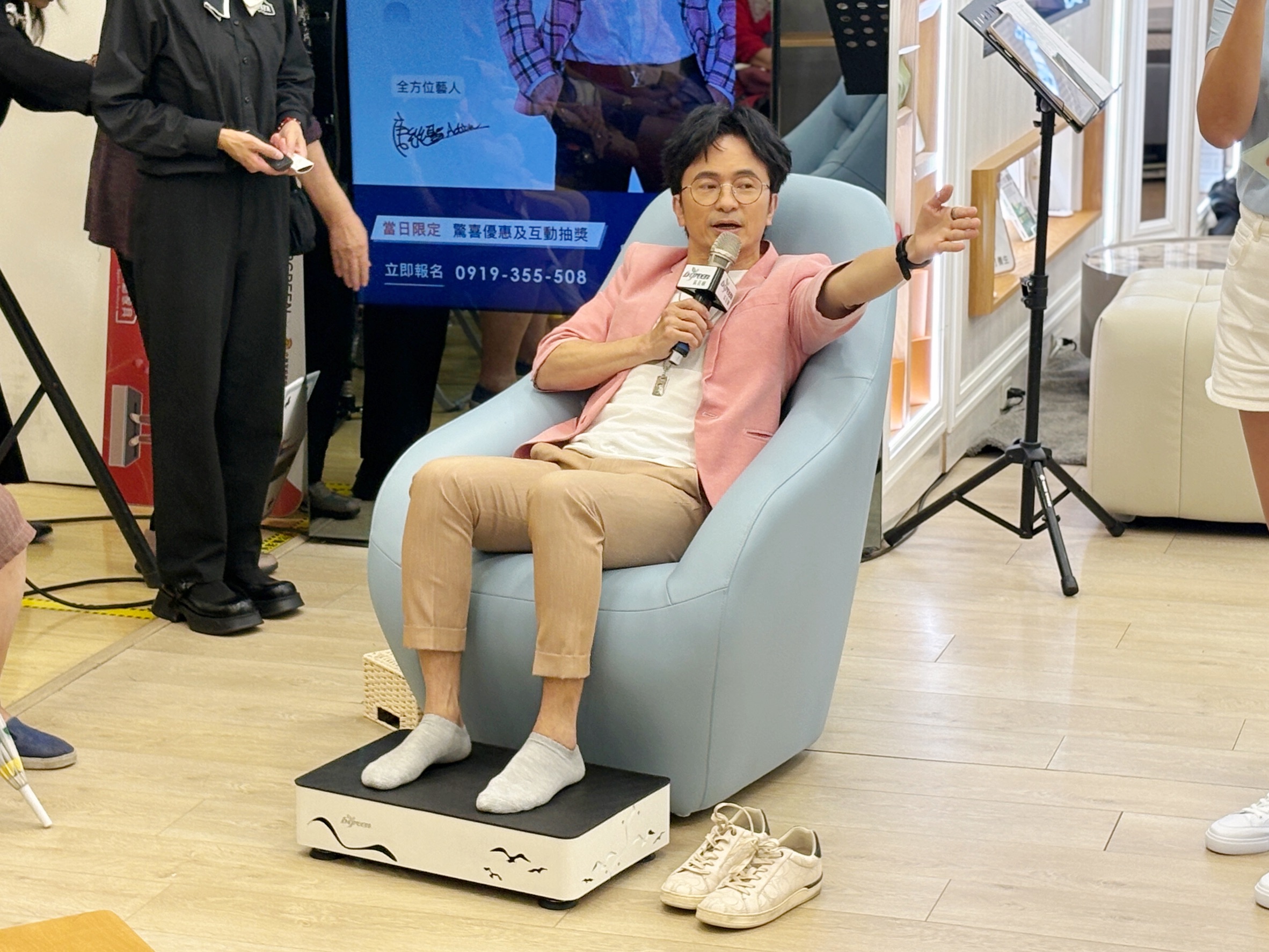唐唐從聖至遠百花蓮獻身公益活動　用愛與健康守護花蓮鄉親健康