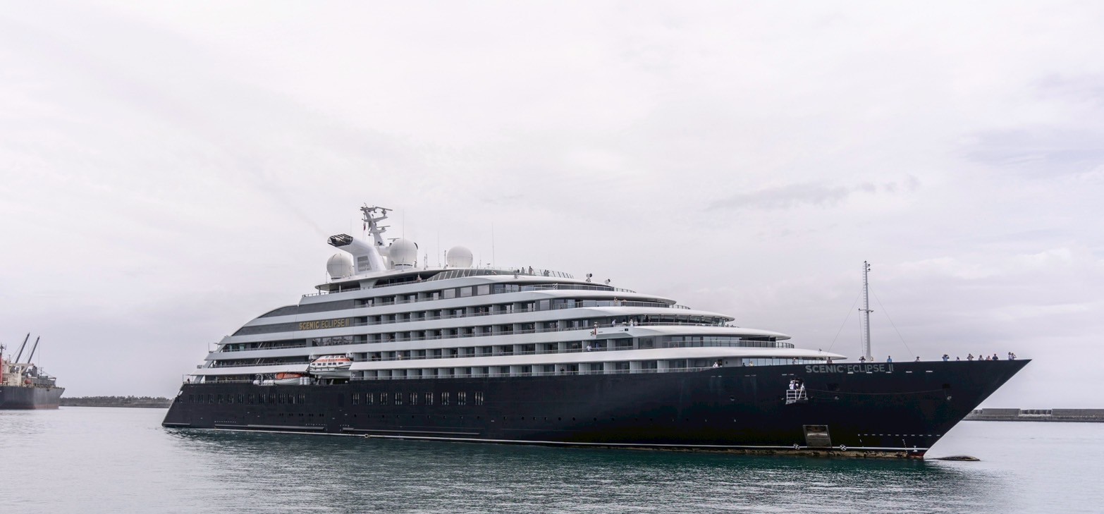頂級郵輪Scenic Eclipse II星凝天蝕2號 6月再度停靠花蓮港　展現國際旅遊吸引力