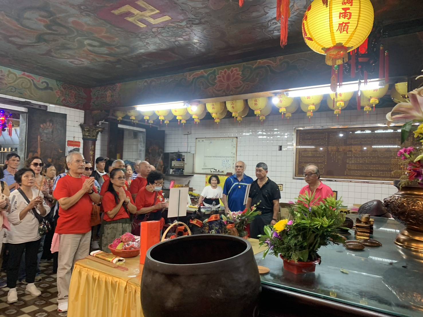 五堵福正宮來訪　寶山寺熱情接待