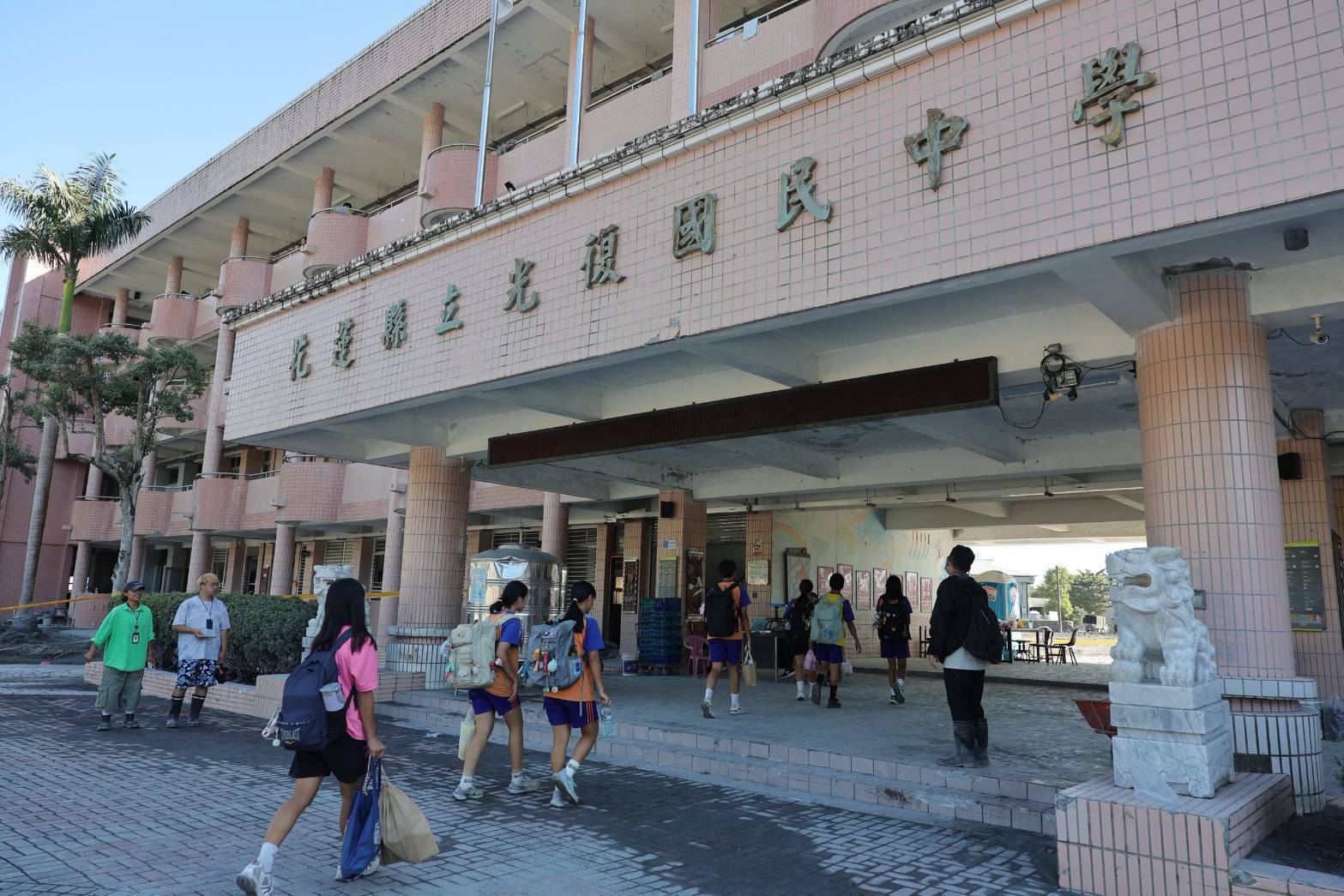 光復鄉災後復課首日　7校逾八成學生順利返校
