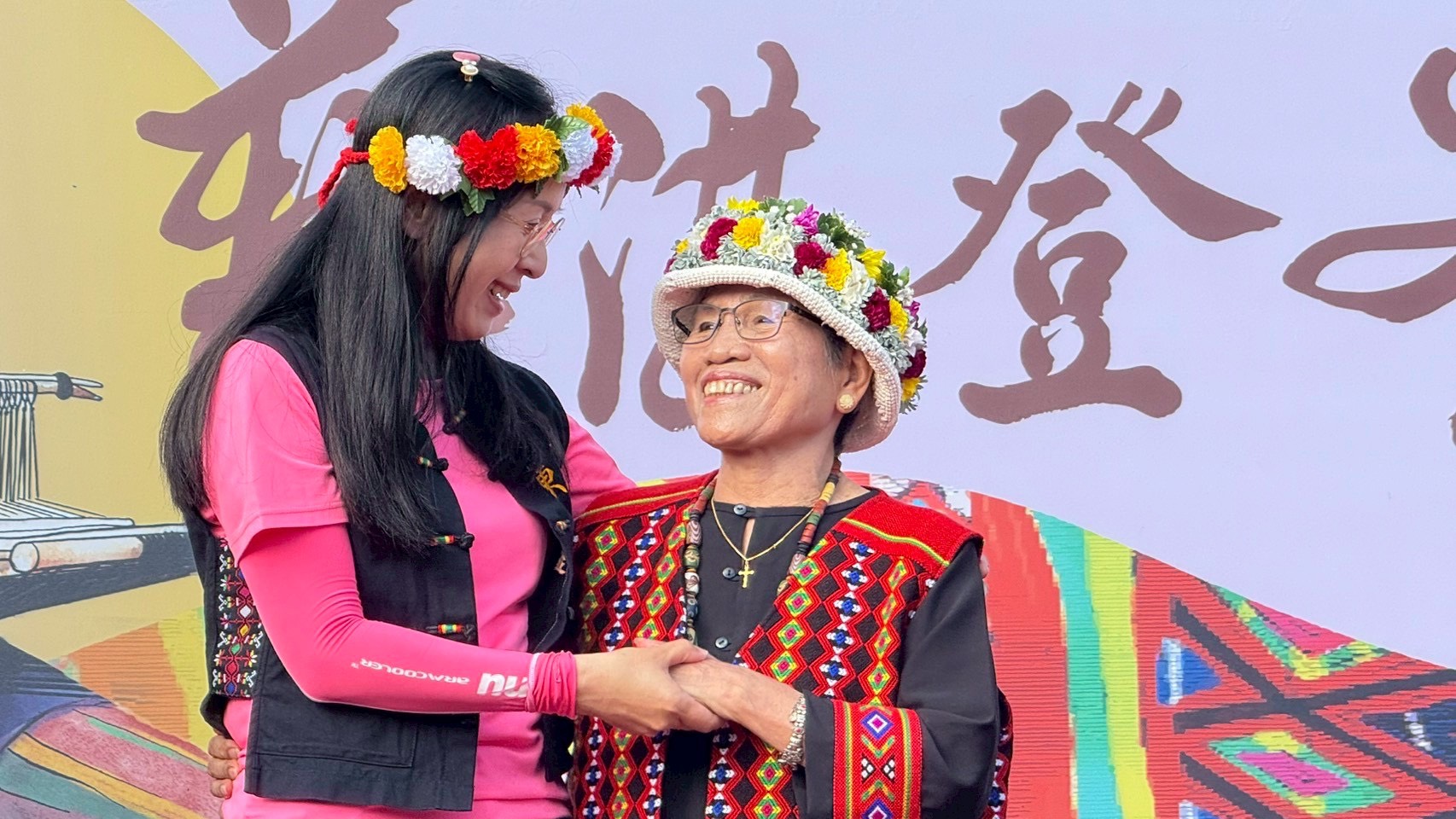 卑南族孫菊花榮獲「人間國寶」榮銜    立委陳瑩表示    未來致力推動文化保存工作