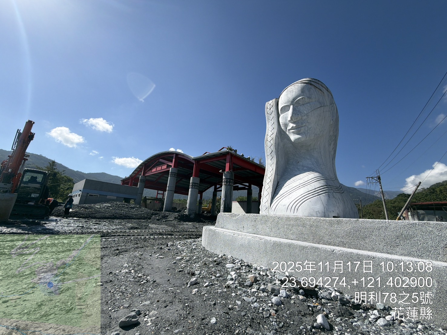 紋面阿嬤出現了！ 明利部落精神象徵從淤泥中現身　