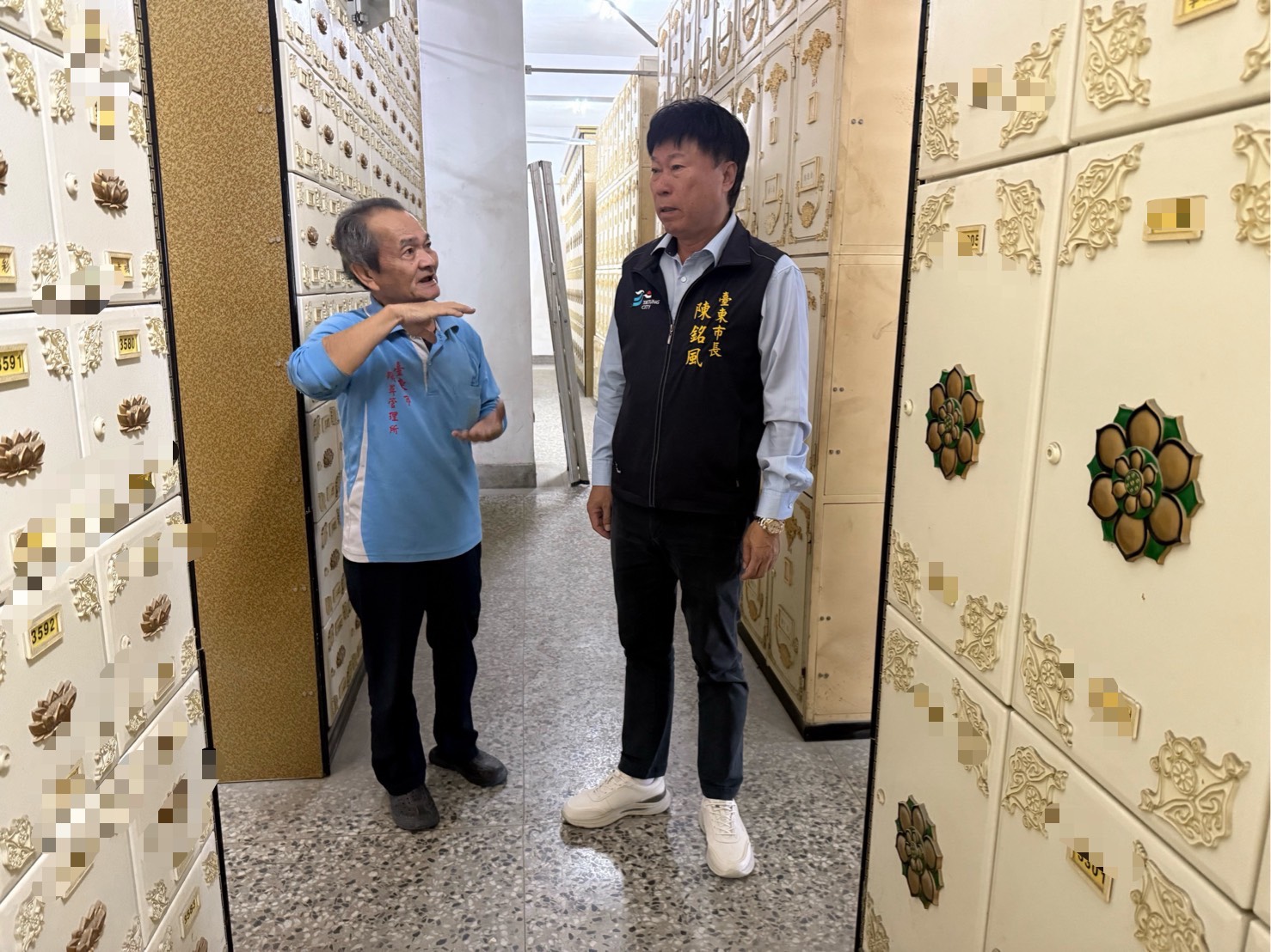 卑南鄉規模6.1地震    臺東市生命園區櫃體及骨骸罐皆平安