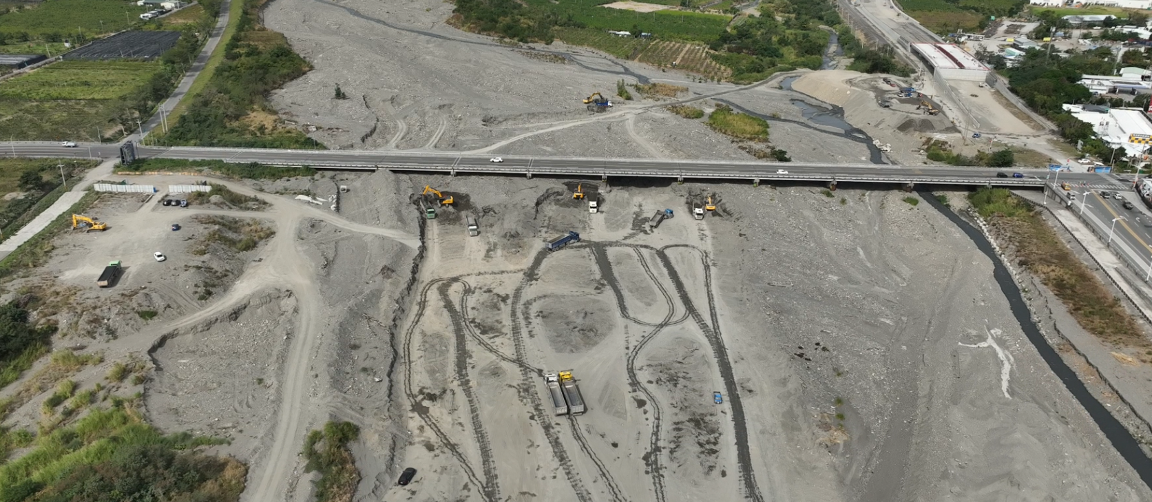 臺東加速推動太平溪疏濬工程    兼顧防洪強化施工抑塵管理