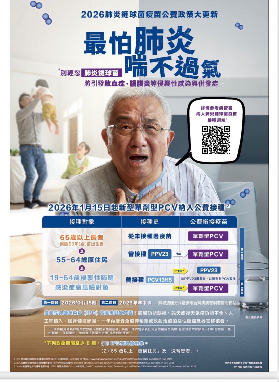 115年公費疫苗新政策    保障縣民健康    衛生局呼籲符資格縣民踴躍接種