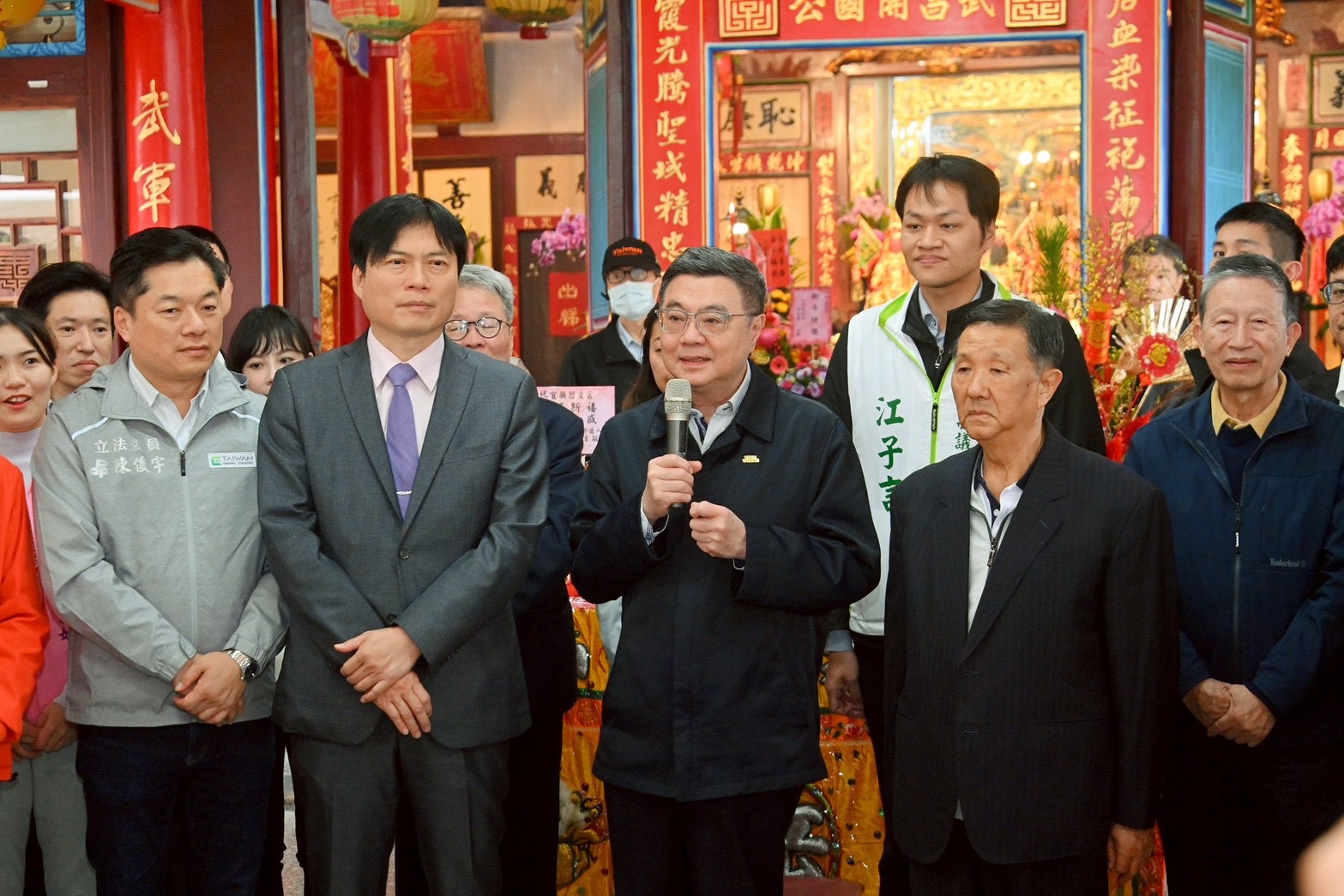 卓榮泰宜蘭走春　宣布政院同意宜蘭鐵路高架案