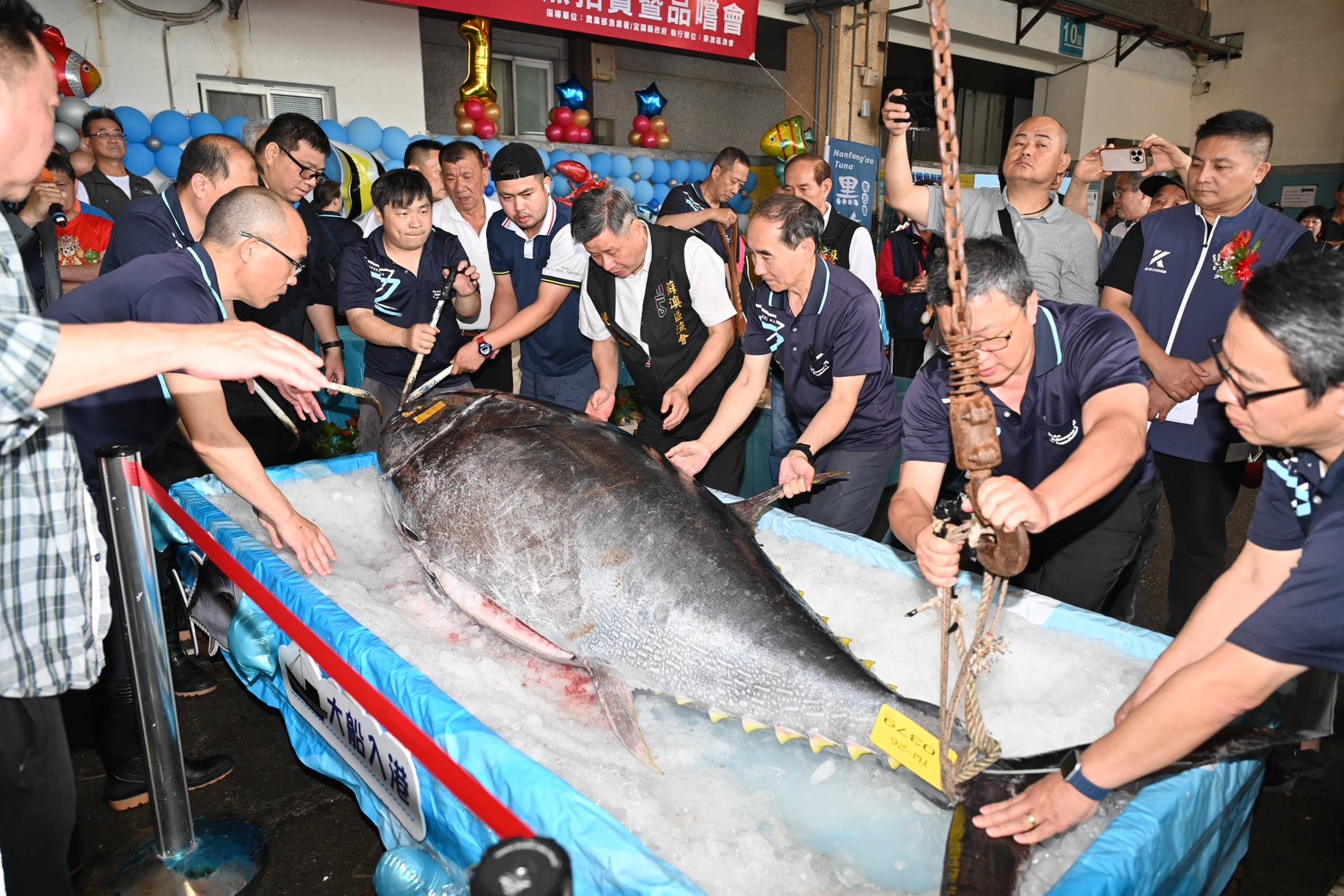 北台灣第一「鮪」在南方澳　總價近199萬成交