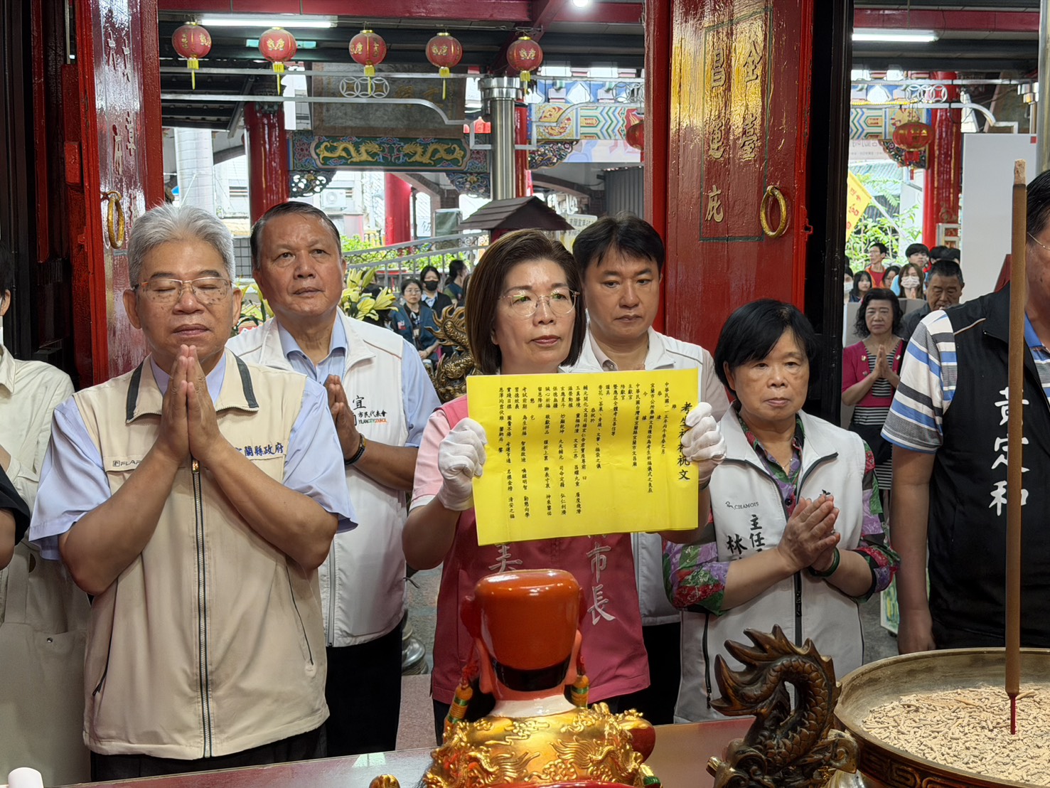 宜蘭市文昌護佑祈福　考生拿「祈福禮包」獲好運