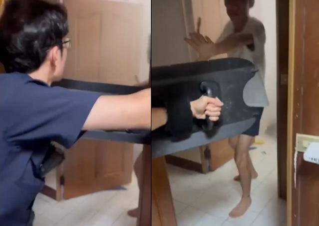 警救人反遭男子持老虎鉗攻擊　開槍壓制流彈傷及3人