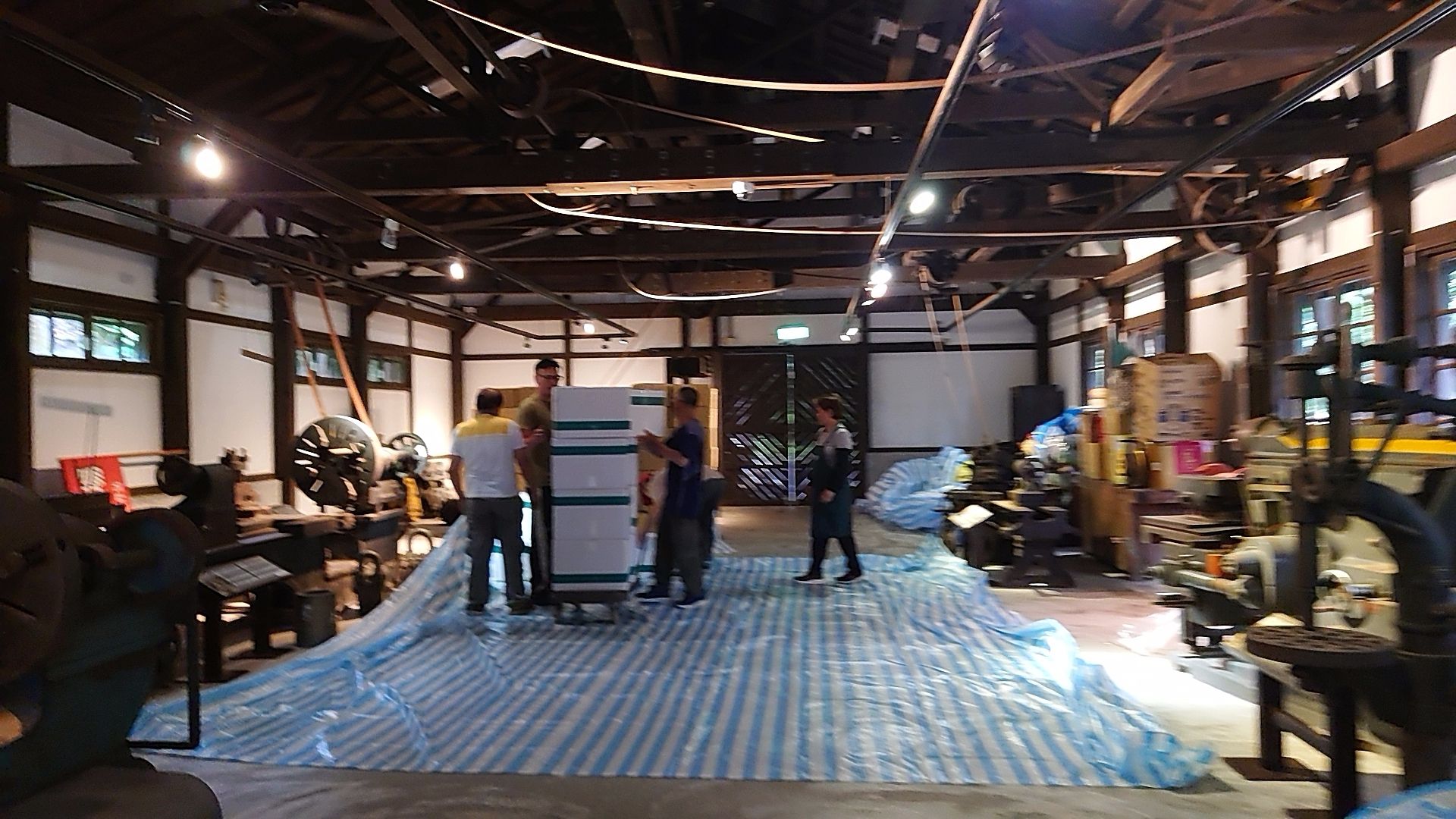 萬里溪堰塞湖危機  林田山林業文化園區25日中午起預警性休園、文物緊急撤離