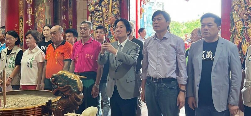 賴清德赴宜蘭參香　林國漳：中央地方一條心全力照顧在地鄉親
