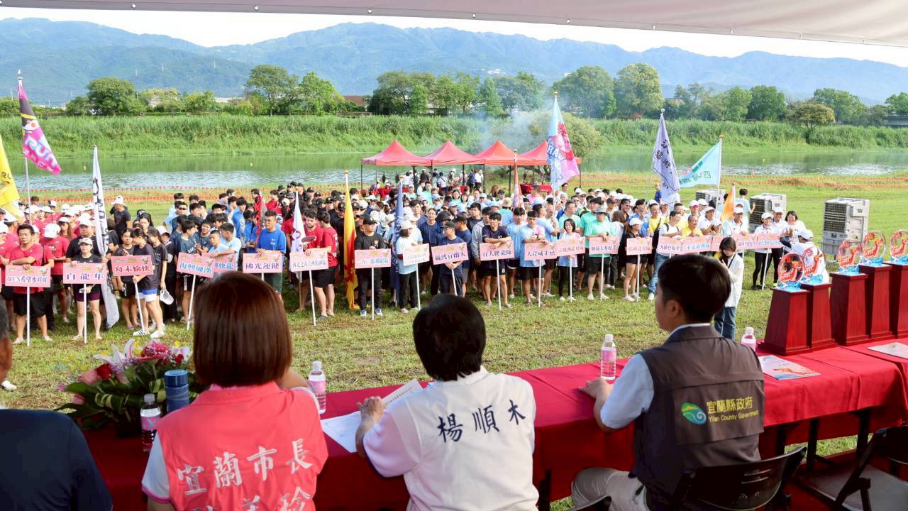 宜蘭市龍舟錦標賽登場　曾心梅獻唱助陣邀民眾共度端午佳節