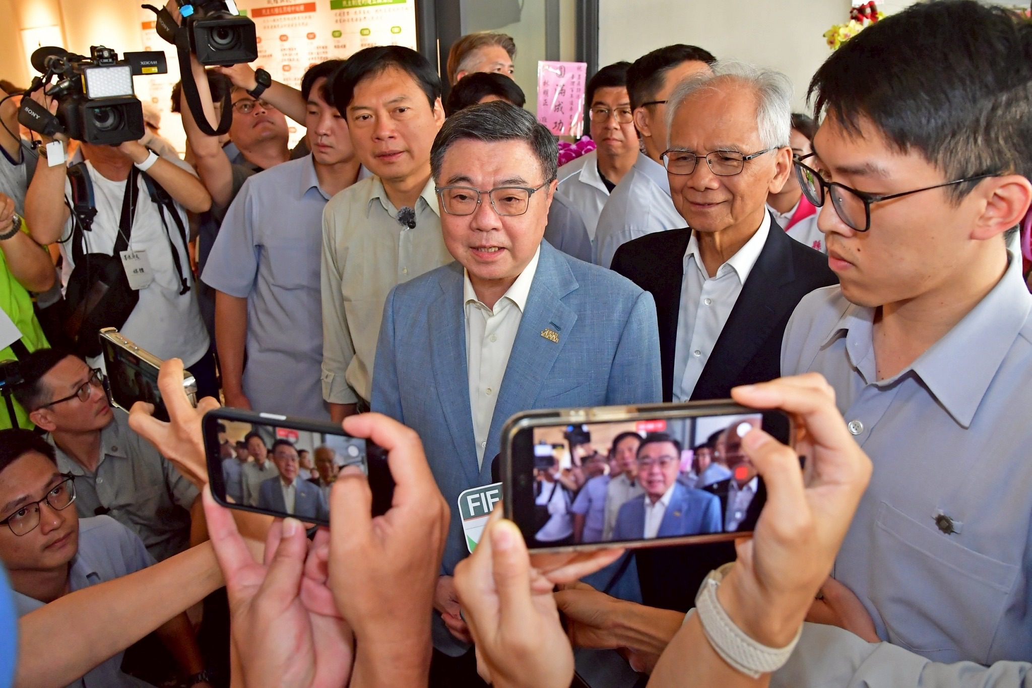 致癌油案被告卓榮泰到宜蘭 民眾黨要求下台負責 致癌油案被告卓榮泰到宜蘭 民眾黨要求下台負責