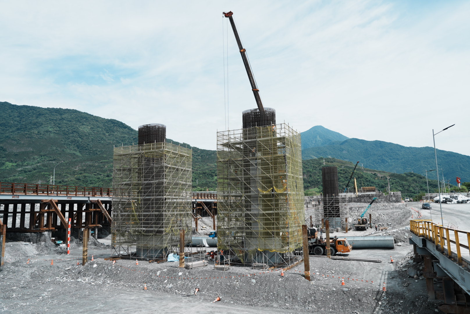 馬太鞍溪重建工程 永久橋進度超前拚年底通車