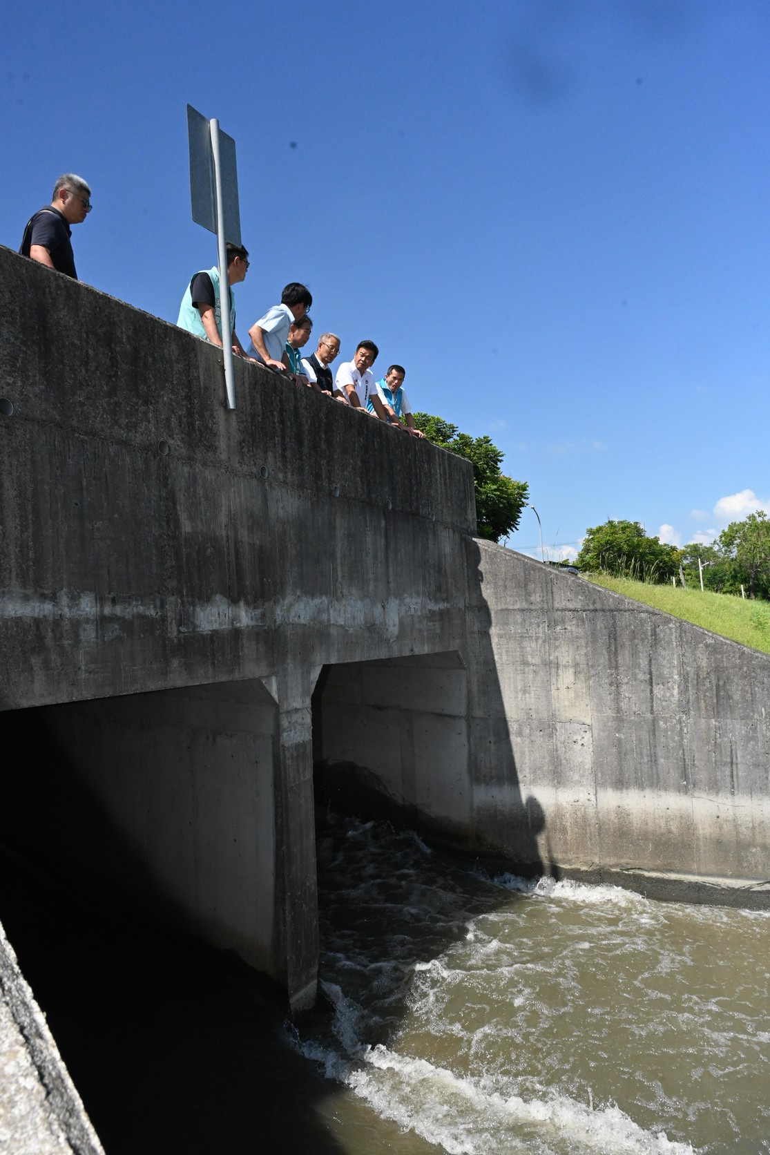 林茂盛視察防汛整備作業　宜蘭20座抽水站全面備戰
