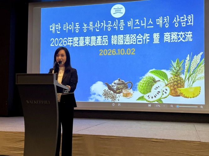 陳瑩促成台東鳳梨釋迦賣到韓國    冷凍鮮果棒簽約將出貨5萬支